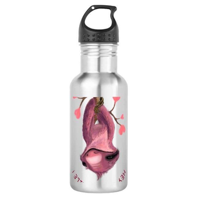 Graciosa botella de agua con eslogan lúdico - Sonr (Anverso)
