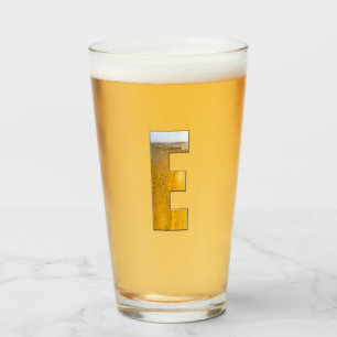 Graciosa Cabeza De Cerveza Monograma Letra Inicial