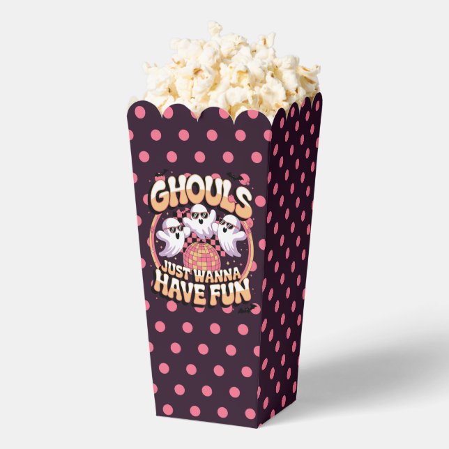 Graciosa caja de favores Retro Ghost Halloween (apareció)