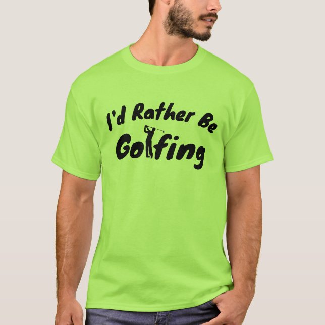 Graciosa Camisa De Golf - Prefiero Ser Tee De Golf (Anverso)