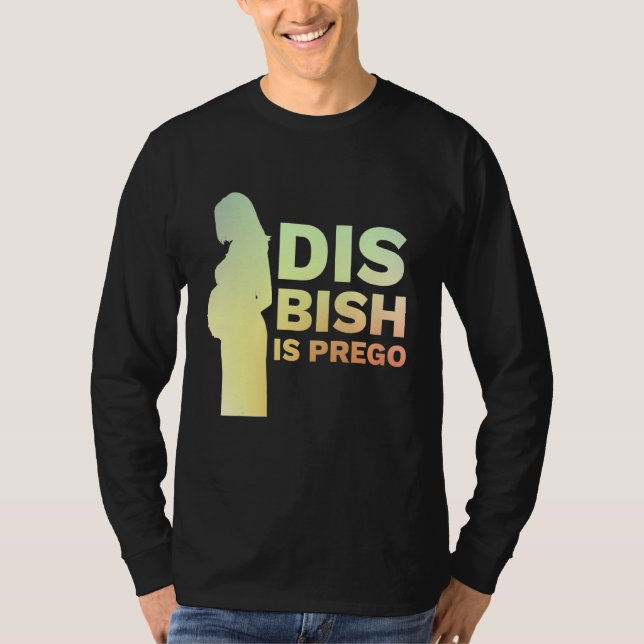 Graciosa Camisa De Invitación De Embarazo 2022 Par (Anverso)