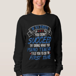 Graciosa Camisa De Maestra De Piano Si Al Principi