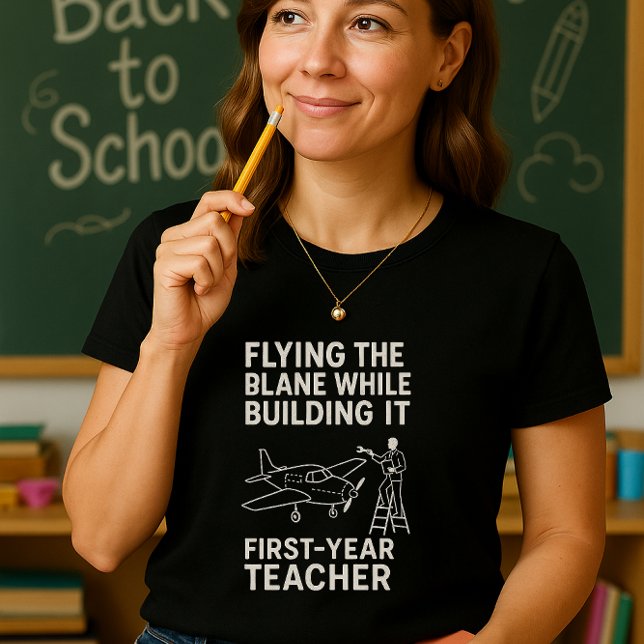 Graciosa Camisa de Maestra de Primer Año, Educació (Subido por el creador)