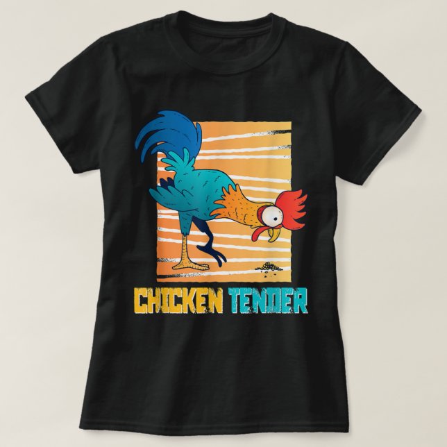 Graciosa Camisa De Sandwich De Pollo Funcionará Pa (Diseño del anverso)