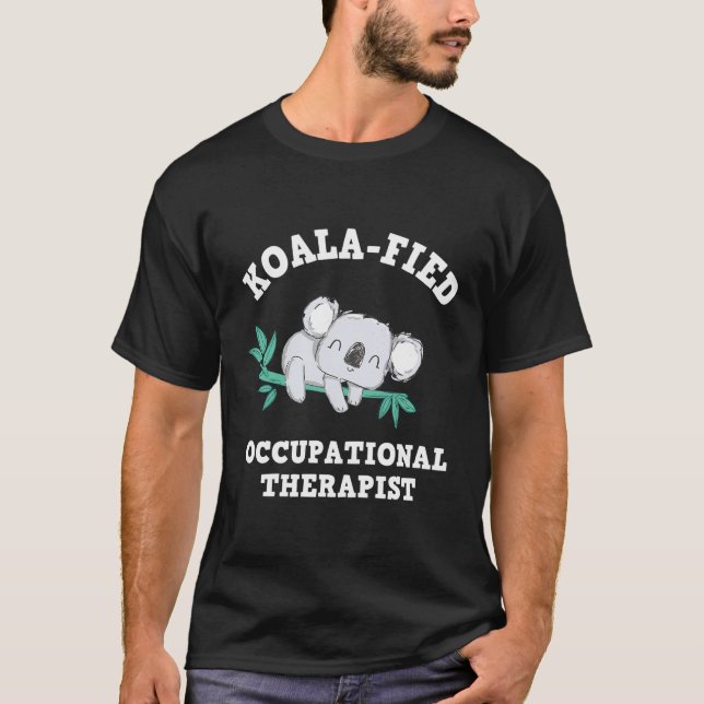 Graciosa Camisa de Terapia Ocupacional de Koala ca (Anverso)