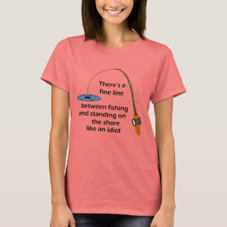 Graciosa Camisa Geek de Pesca