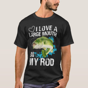 Graciosa Camisa Pescadora. Amo Una Boca Grande En