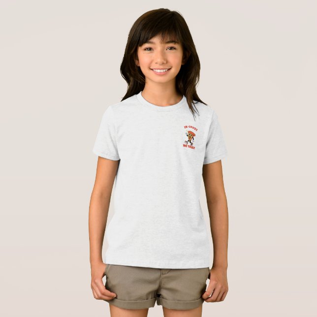 Graciosa Camisa Pizza - En Crust Confiamos En El T ( Anverso Completo)
