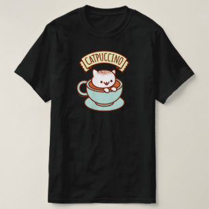 Graciosa Camiseta Cat - "CATPUCCINO"