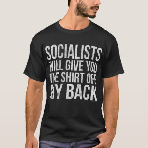 Graciosa camiseta conservadora antisocialista