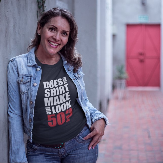 Graciosa camiseta de 50 cumpleaños de manga larga (Subido por el creador)