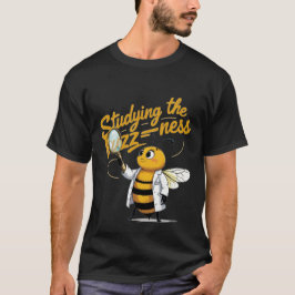 Graciosa camiseta de abeja científica