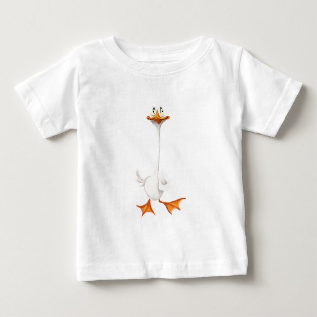 Graciosa camiseta de bebé pato (Anverso)