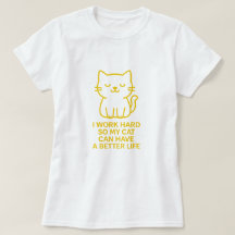 Graciosa camiseta de Cat Lover