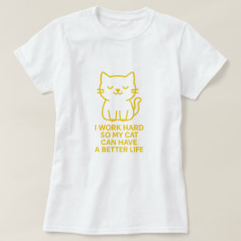 Graciosa camiseta de Cat Lover