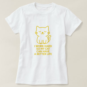 Graciosa camiseta de Cat Lover