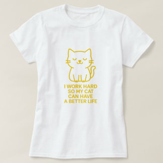 Graciosa camiseta de Cat Lover