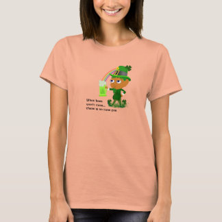 Graciosa camiseta de cerveza Leprechaun