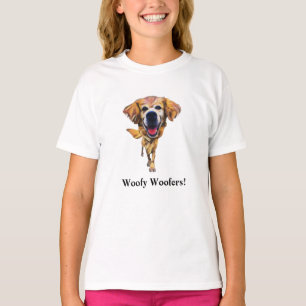 Graciosa camiseta de Chicas de Golden Retriever