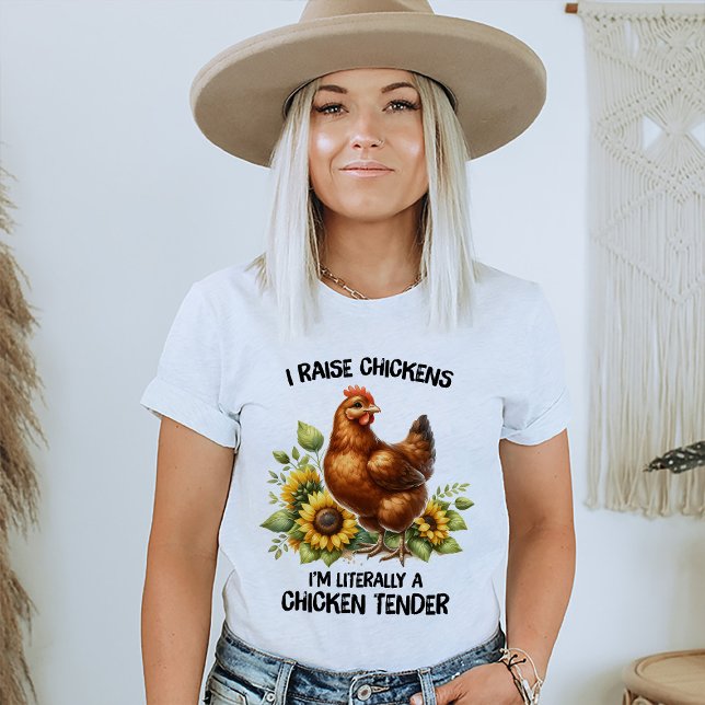 Graciosa camiseta de Chicken Lover (Funny Chicken T-Shirt)