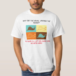 Graciosa camiseta de Chiste de caracol para papá