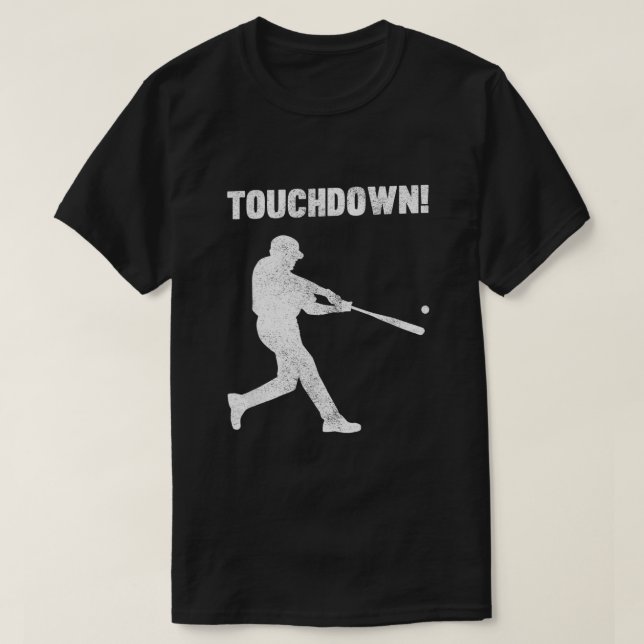 Graciosa camiseta de Chiste Homerun con toque de b (Diseño del anverso)