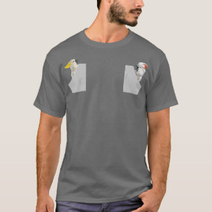 Graciosa camiseta de Cockatoo Cute Pocket Cockatoo