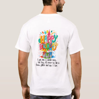 Graciosa camiseta de cumpleaños de Bulldog francés
