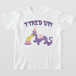 Graciosa camiseta de Dragon para el cumpleaños