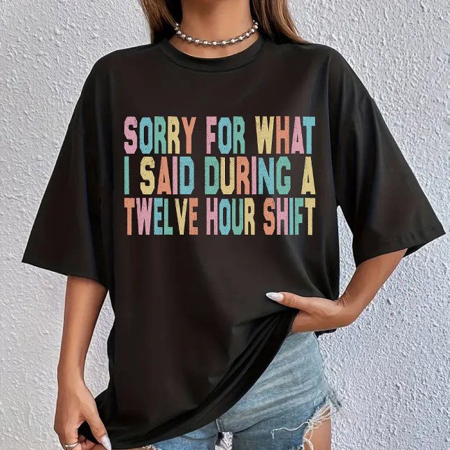 Graciosa camiseta de enfermera, regalo para enferm (nurse shirt, funny nurse shirt, emergency nurse gift, 12-hour shift shirt, nursing school shirt)