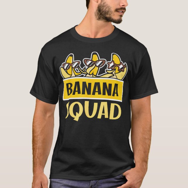 Graciosa camiseta de escuadrón de plátanos que es  (Anverso)
