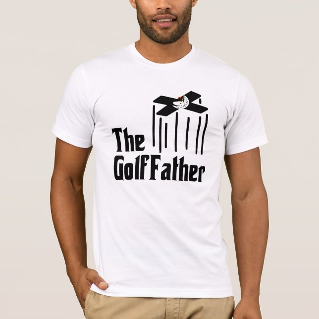 Graciosa camiseta de golf - Regalo paródico para b (Anverso)