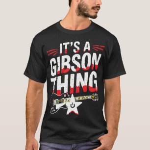 Graciosa camiseta de guitarra - Es una cosa Gibson