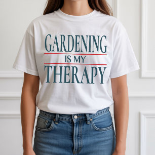 Graciosa camiseta de jardinería, regalo de amante 
