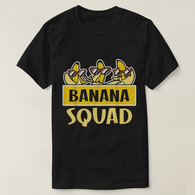 Graciosa camiseta de la PLAZA BANANA que es Hallow (Diseño del anverso)