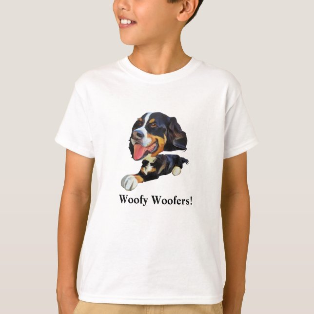 Graciosa camiseta de los chicos de montaña de Bern (Anverso)