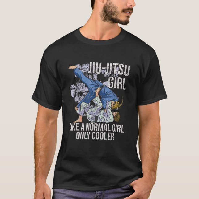 Graciosa camiseta de mujeres de Jiu Jitsu MMA (Anverso)