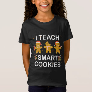Graciosa camiseta de profesor que enseño cookies i