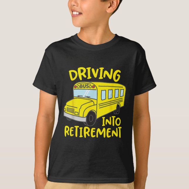 Graciosa camiseta de regalo de retiro para conduct (Anverso)