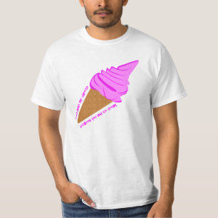 Graciosa camiseta de té helado para hombres