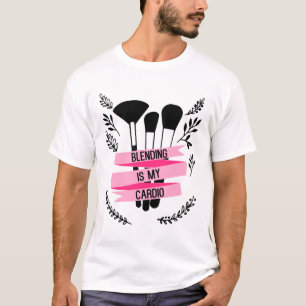 Graciosa camiseta de un artista de maquillaje