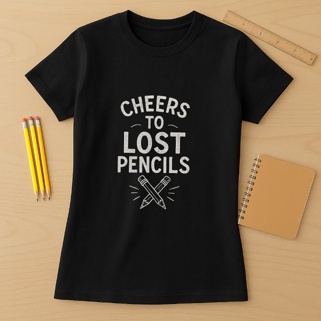 Graciosa camiseta de un profesor; vitoreamos los l (Subido por el creador)