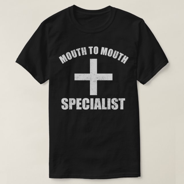 Graciosa camiseta de un socorrista (Diseño del anverso)