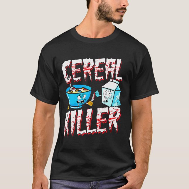 Graciosa camiseta del asesino de cereales para dis (Anverso)