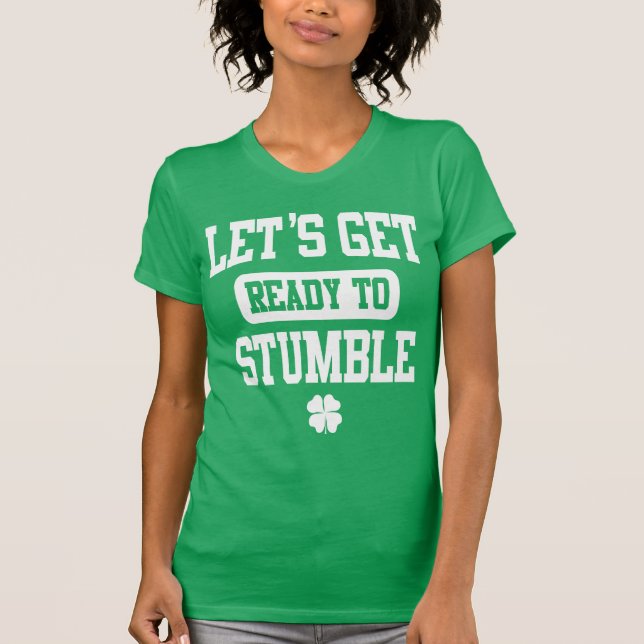 Graciosa camiseta del Día de San Patricio (Anverso)
