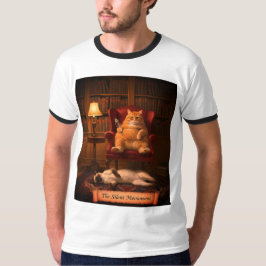 Graciosa Camiseta del Libro de Meowment de la Bibl