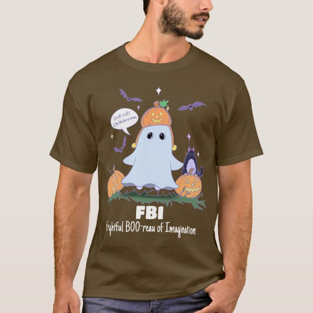 Graciosa camiseta del Personalizado del FBI fantas (Anverso)