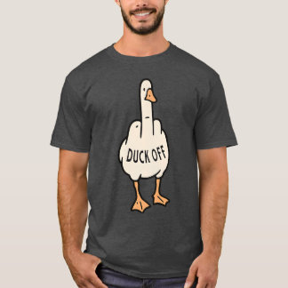 Graciosa camiseta del Personalizado Duck con "DUCK