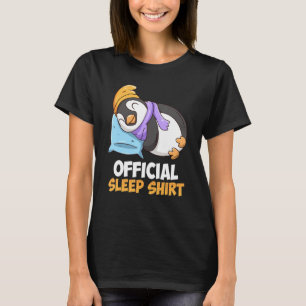 Graciosa camiseta Penguin Sleep
