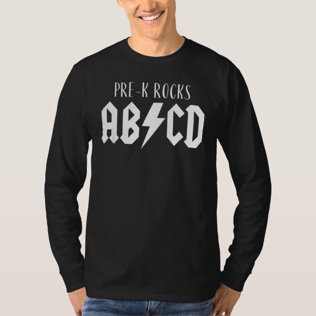 Graciosa camiseta preescolar de profesores vuelve  (Anverso)